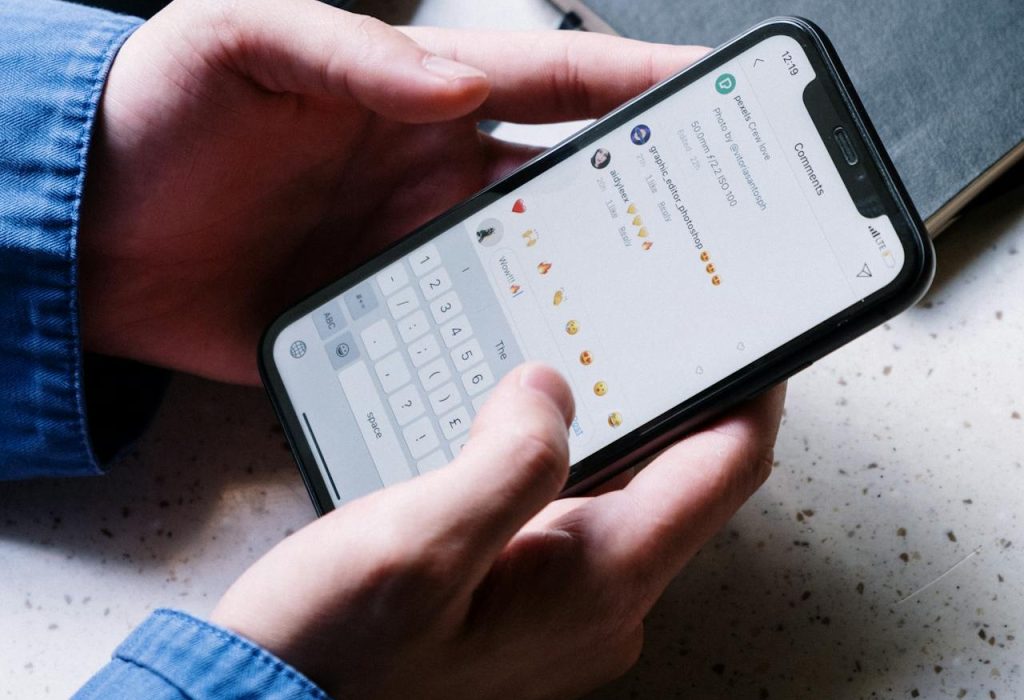 Insta reacties volgen